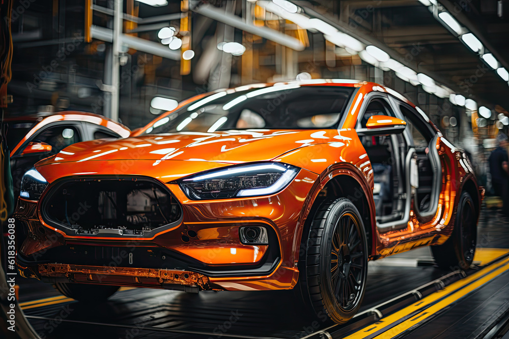 Car service. Car in workshop. Auto repair. Automotive industry Car service. Car in workshop. Auto repair. Automotive industry
