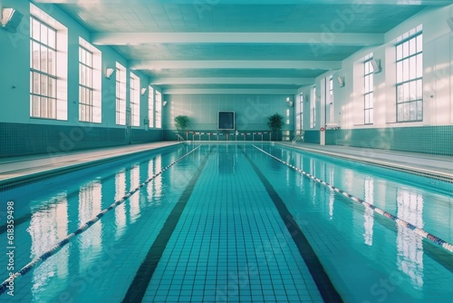 indoor swimming poll arena flat lay design ideas photography