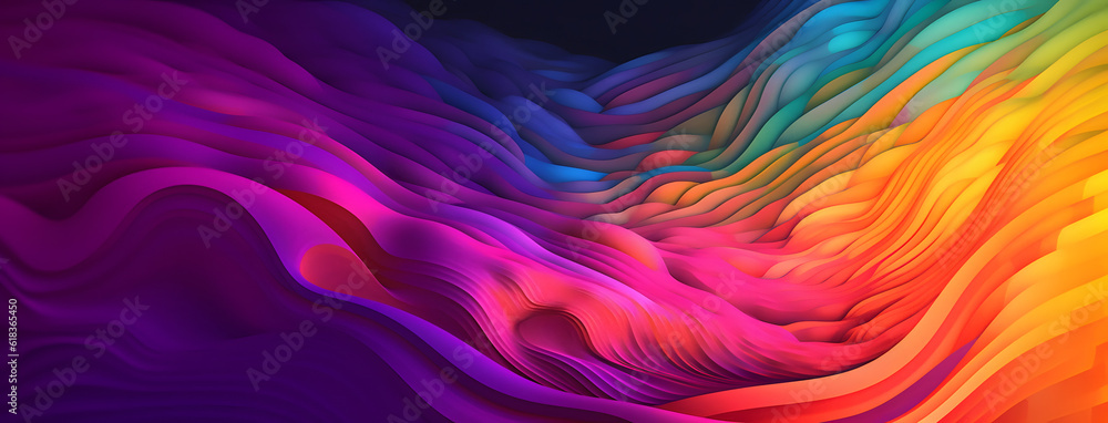 Abstract Vibrant Colors Background