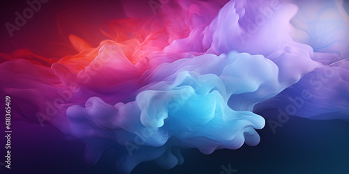 Abstract Vibrant Smoke Background