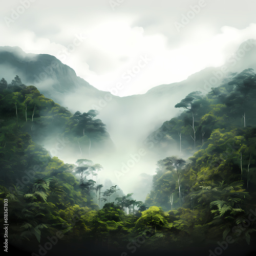 Rain Forest Landscape © Azelia