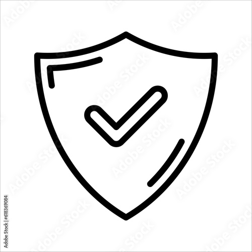 Shield icon. Security vector icon. Protection icon. Shield vector icon. Safety system. Protection activated. Active safety. vector illustration on white background