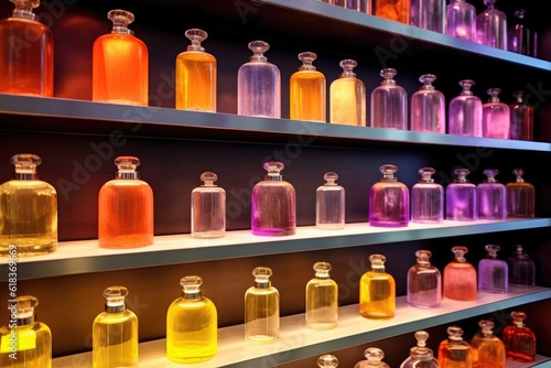 stock photo of perfume shop design interior photography