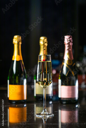 bottle of champagne
