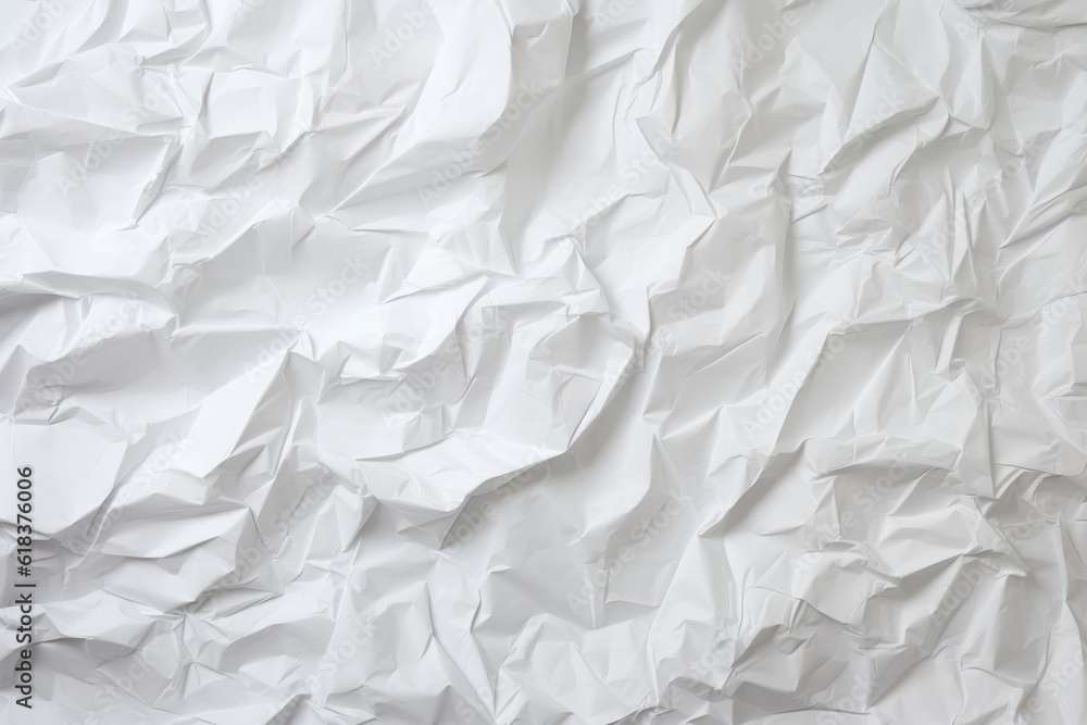white crumpled paper like background. generative ai. white crumpled paper like background. generative ai.