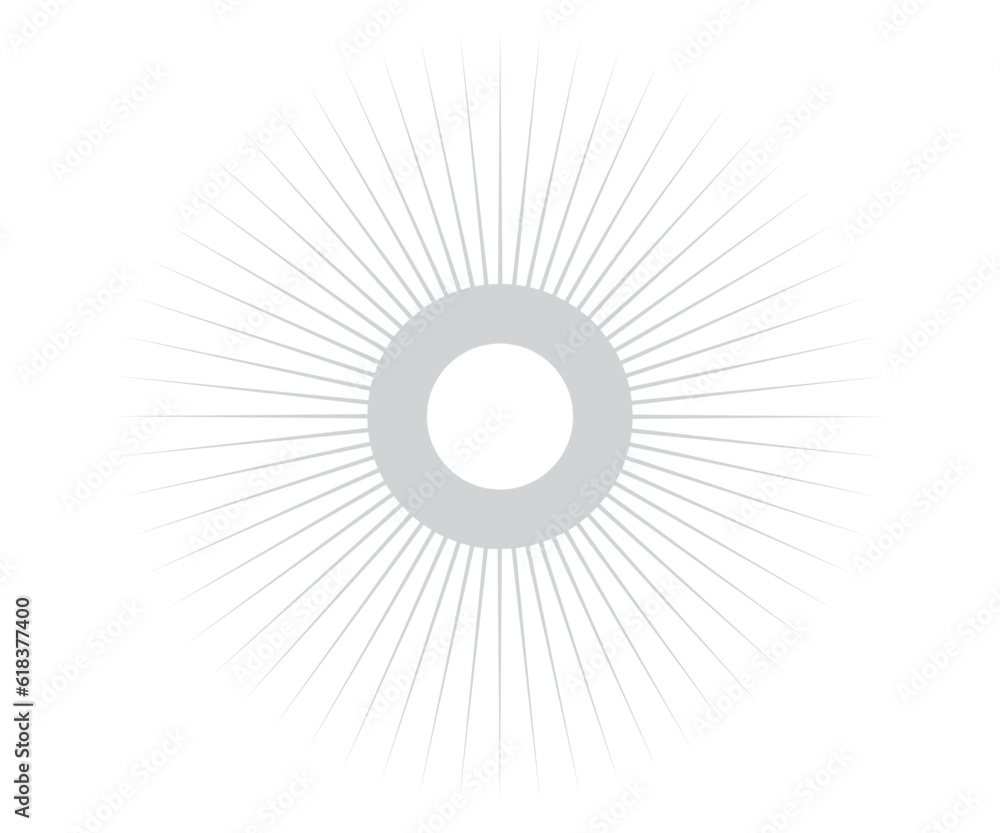 vector design of abstract light rays radial shape vector design of abstract light rays radial shape