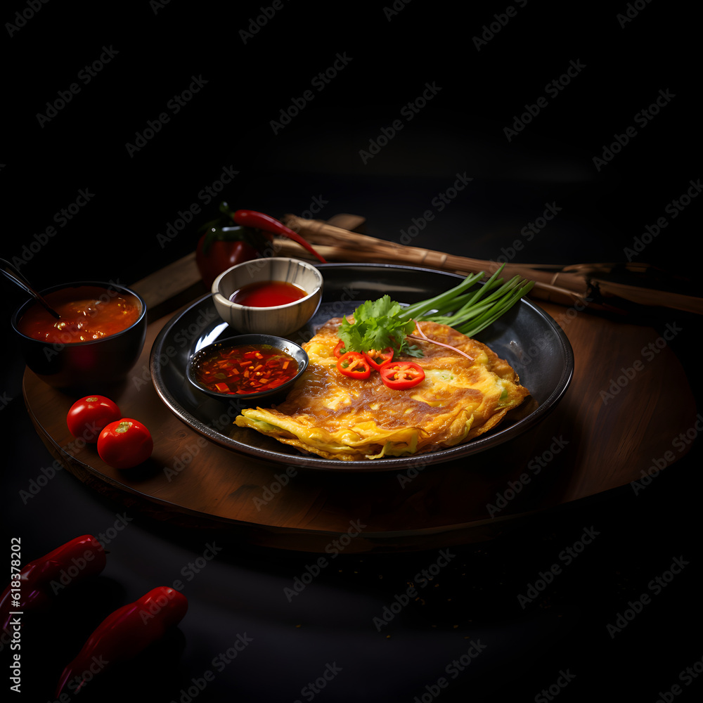 Kai Jeow, Thai-style omelette Kai Jeow, Thai-style omelette