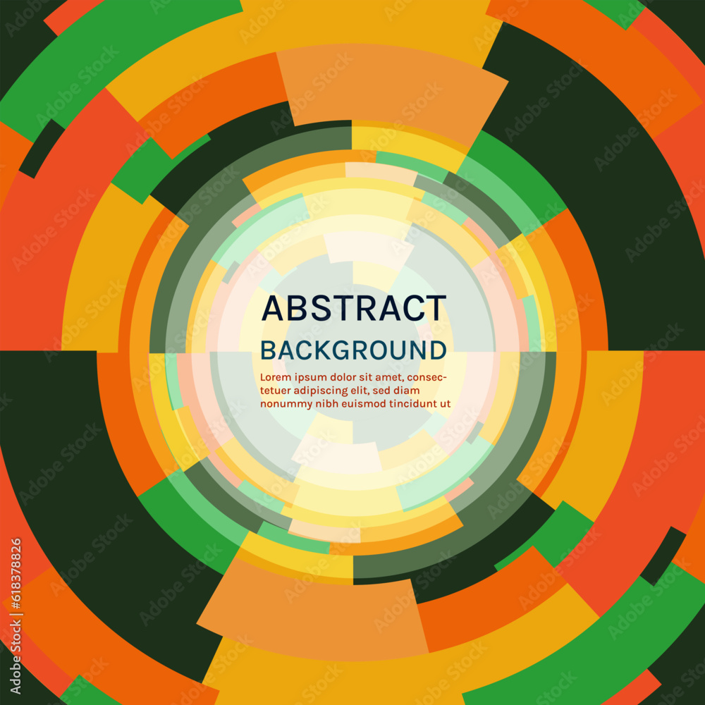 Obraz premium Abstract vector background in colorful lines style.