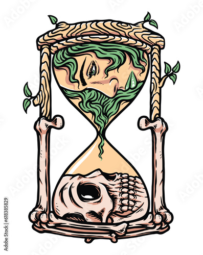live and die inside the hourglass