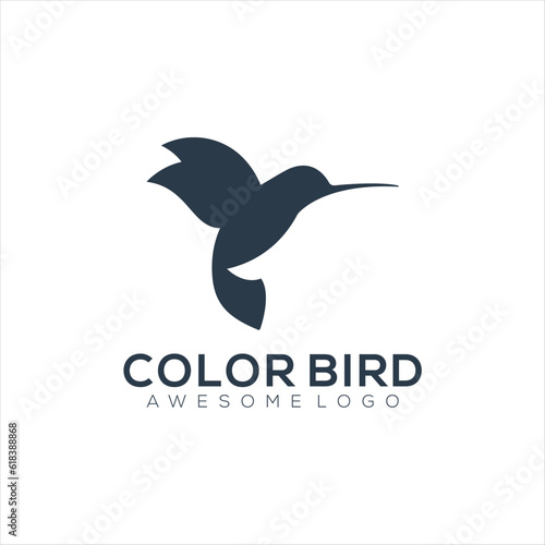 Bird icon Silhouette Illustration