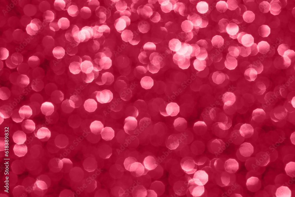 Viva Magenta background with blurry sparkles Viva Magenta background with blurry sparkles
