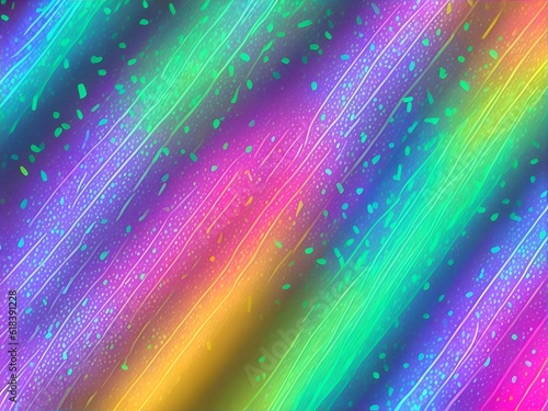 Holographic rainbow background 