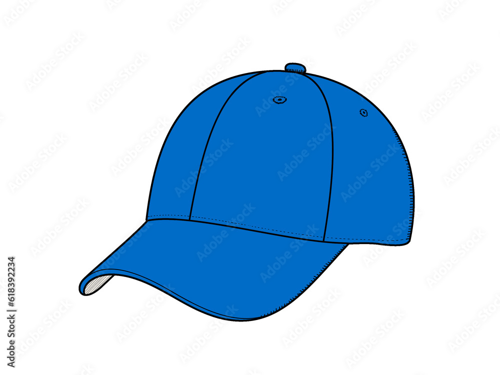 Fototapeta premium baseball cap isolated on white