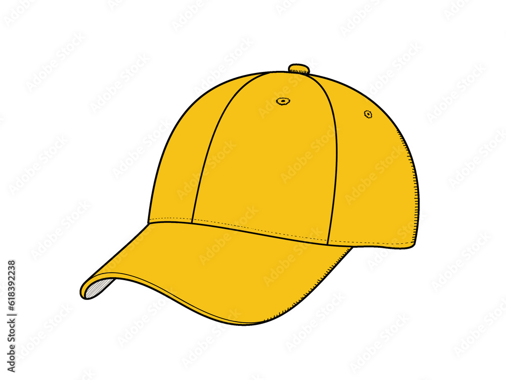 Fototapeta premium baseball cap isolated on white