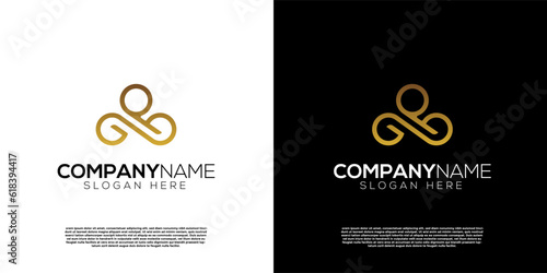 Vector elegant cloud logo