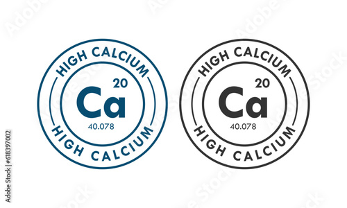 High calcium design template illustration