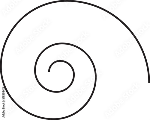 Spiral swirl icon