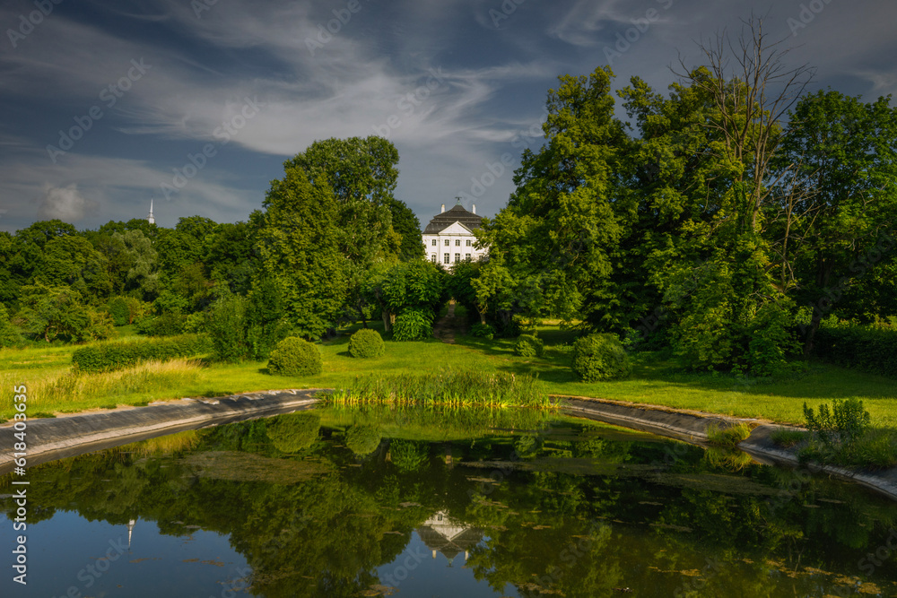 Palace and park complex in Ostromecko, Poland. Palace and park complex in Ostromecko, Poland.