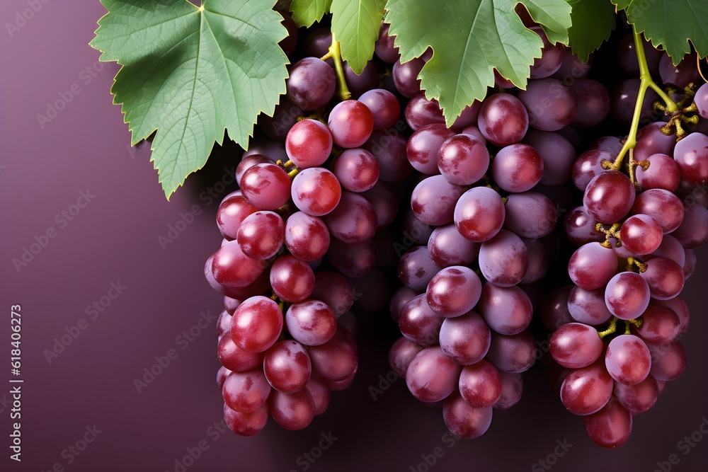 Fototapeta premium 葡萄の背景素材 with generative ai