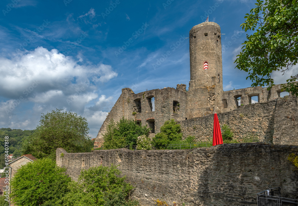 The ruins of Eppstein Castle, Hessen, Germany The ruins of Eppstein Castle, Hessen, Germany
