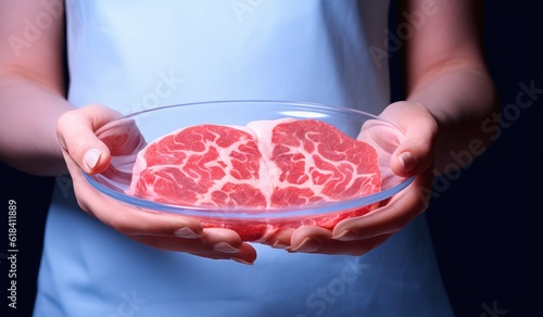 Lab-grown or cultivated meat. A Sustainable and Ethical Alternative to Traditional Farming. Generative AI