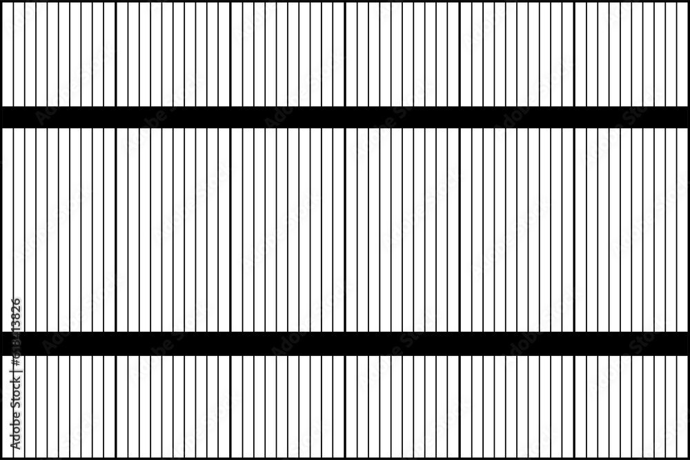 Elegant trellis of pattern. Design of vertical stripe black on white background. Design print for illustration, texture, textile, wallpaper, background. Set 4 Elegant trellis of pattern. Design of vertical stripe black on white background. Design print for illustration, texture, textile, wallpaper, background. Set 4