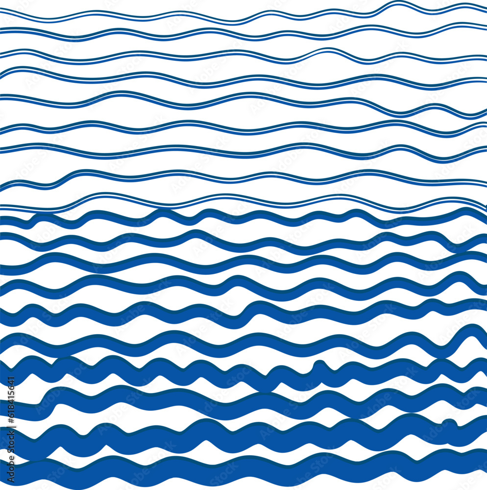 seamless pattern with fat waves seamless pattern with fat waves