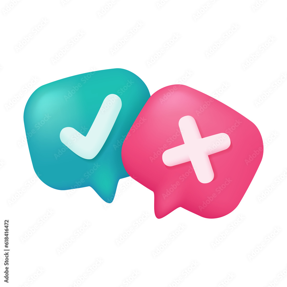 3d text box. Speech bubble dialog dialogue. questions and answers 3d text box. Speech bubble dialog dialogue. questions and answers