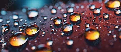 the droplets of water have been covered by an umbrella Generated by AI