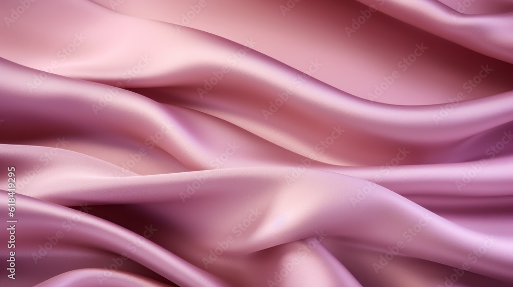 Silk Unfurled, Abstract Background with Luxurious Wavy Folds of Satin Velvet Material, generative ai. Silk Unfurled, Abstract Background with Luxurious Wavy Folds of Satin Velvet Material, generative ai.