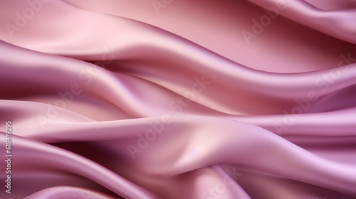 Silk Unfurled, Abstract Background with Luxurious Wavy Folds of Satin Velvet Material, generative ai.