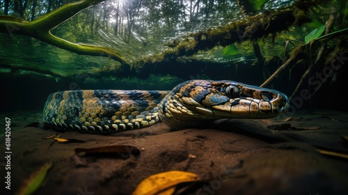 anaconda (Eunectes murinus) photo