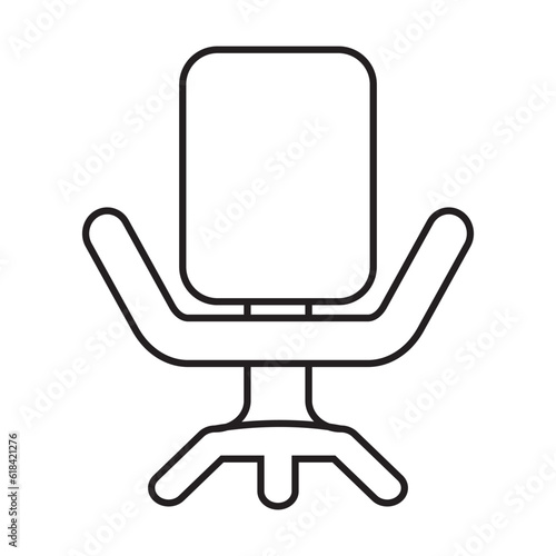 chair icon vector