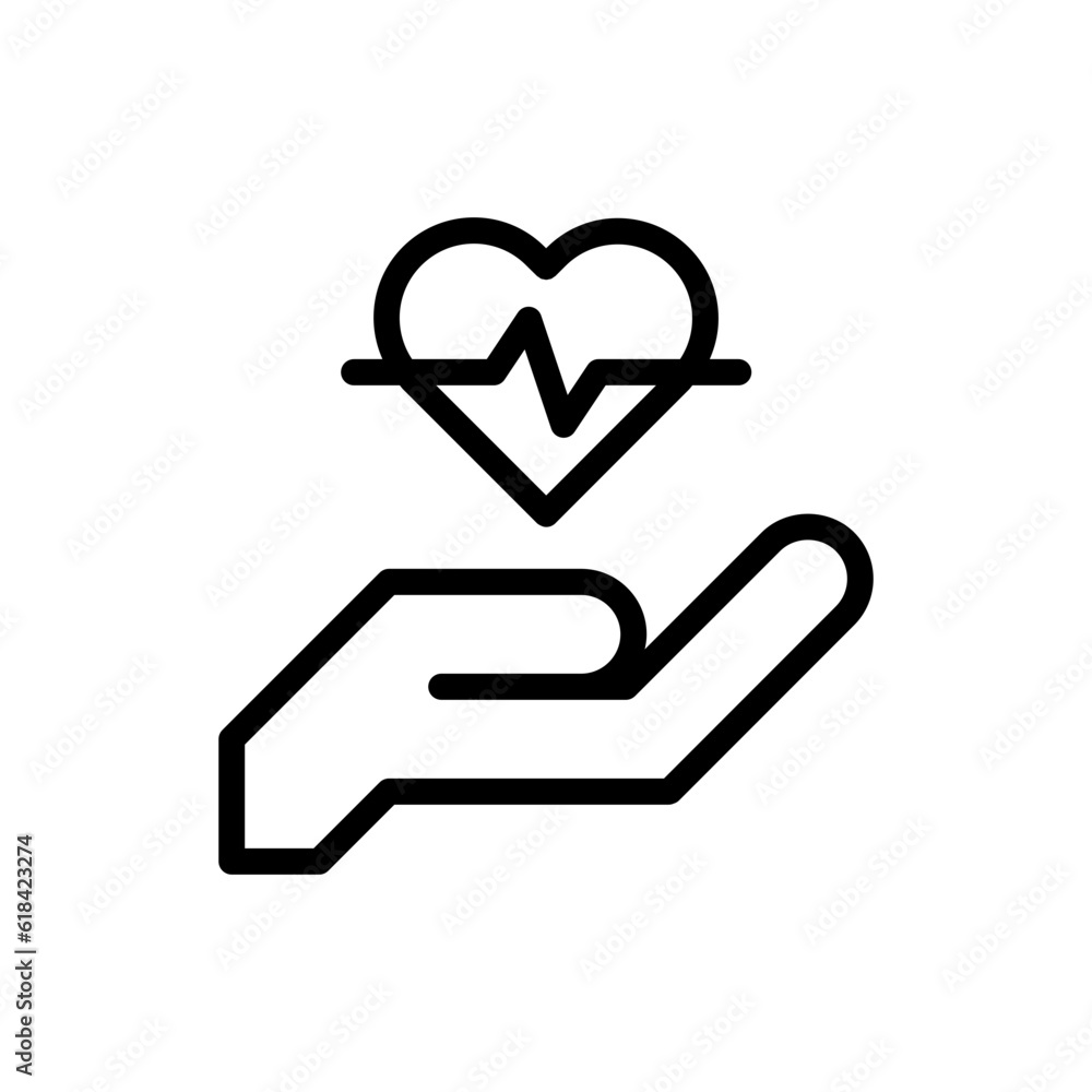 health line icon health line icon