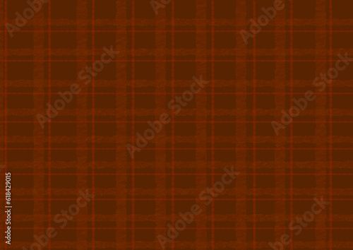 手書き風格子柄