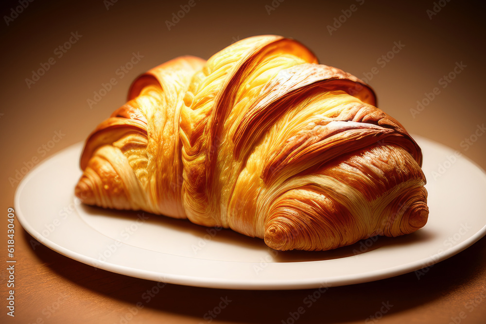 croissant, generated by artificial intelligence