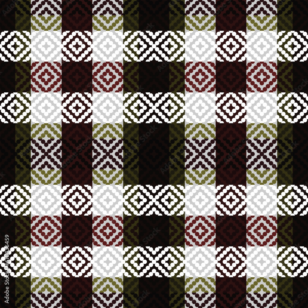 Tartan Plaid Seamless Pattern. Scottish Tartan Seamless Pattern. Seamless Tartan Illustration Vector Set for Scarf, Blanket, Other Modern Spring Summer Autumn Winter Holiday Fabric Print.