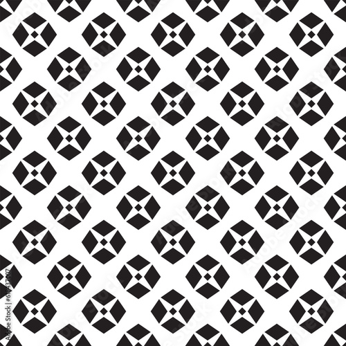 Seamless pattern with regularly repeating rhombuses of different size. Abstract seamless geometric pattern. Modern stylish texture. Vector simple background.