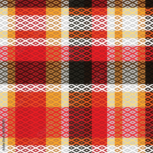 Tartan Plaid Seamless Pattern. Abstract Check Plaid Pattern. Traditional Scottish Woven Fabric. Lumberjack Shirt Flannel Textile. Pattern Tile Swatch Included.