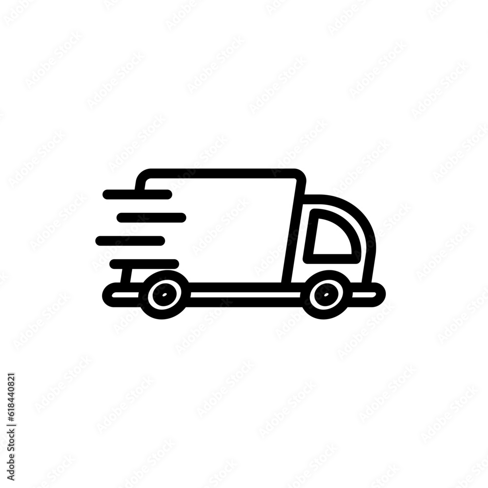 transportation delivery sign symbol vector transportation delivery sign symbol vector