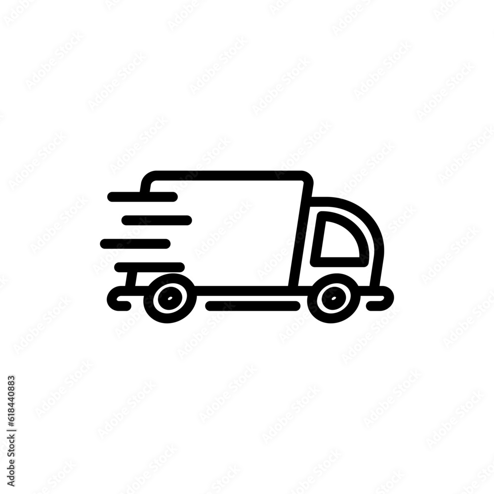transportation delivery sign symbol vector transportation delivery sign symbol vector