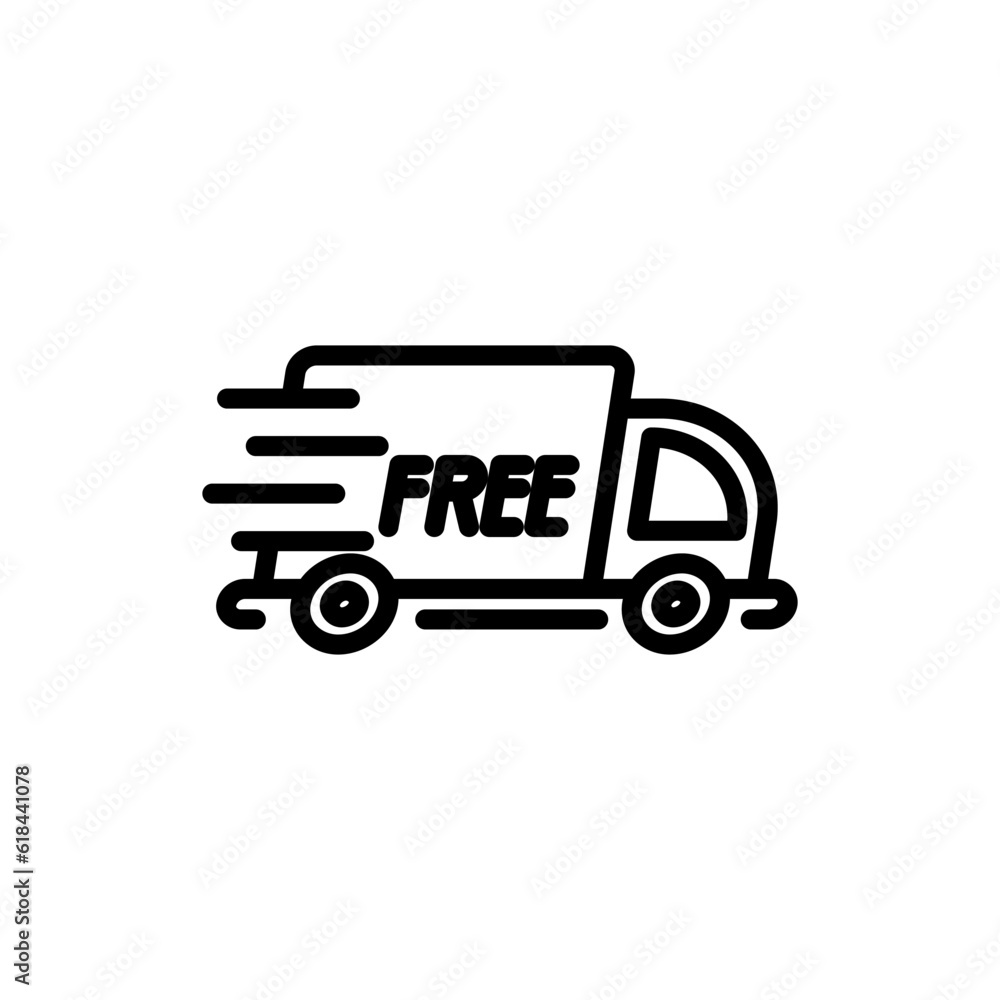 transportation delivery sign symbol vector transportation delivery sign symbol vector