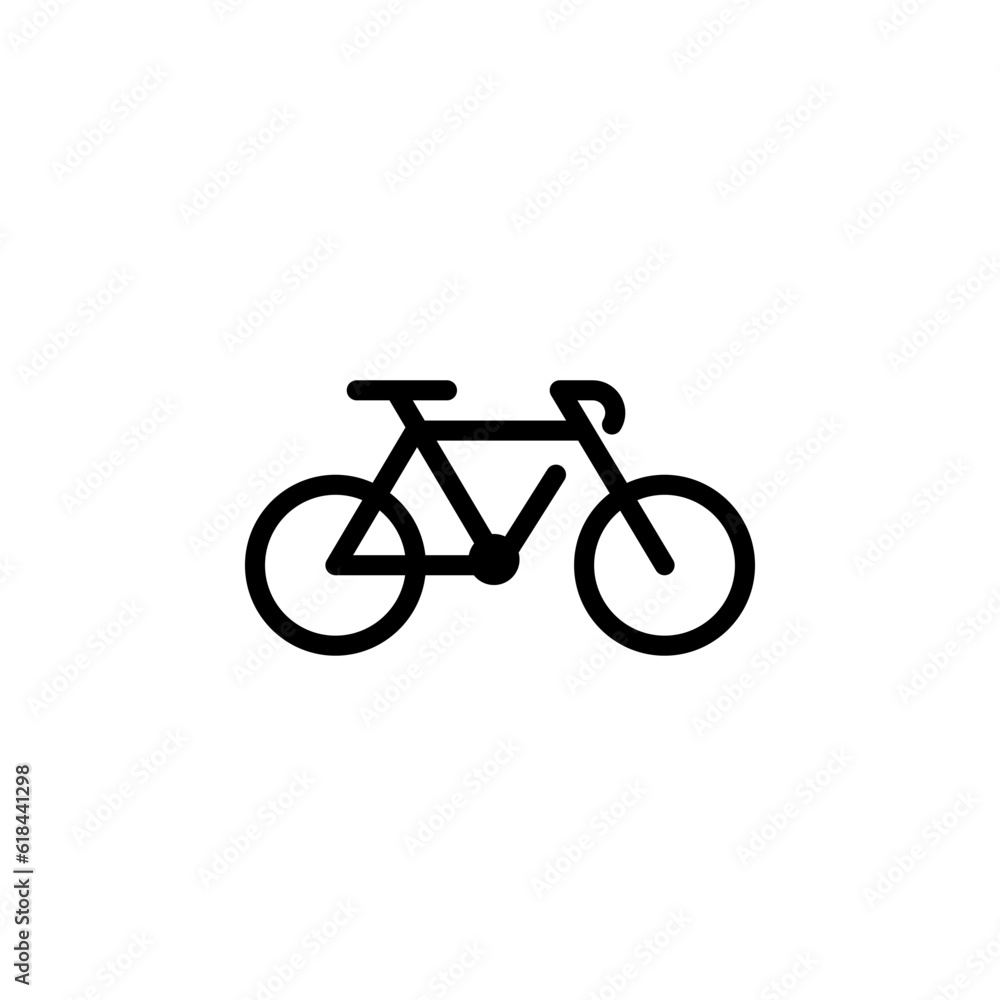 Fototapeta premium transportation bicycle sign symbol vector
