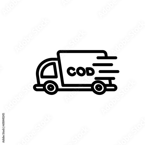 transportation delivery sign symbol vector