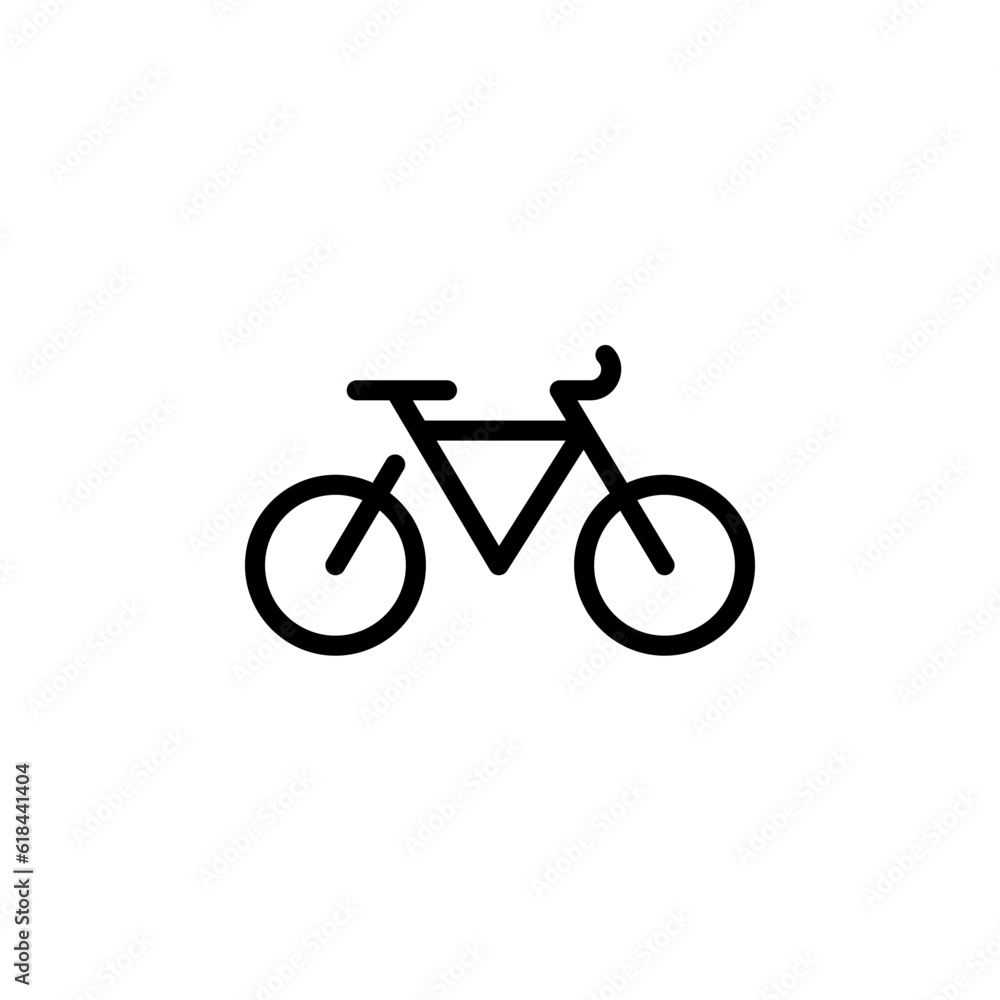 Fototapeta premium transportation bicycle sign symbol vector