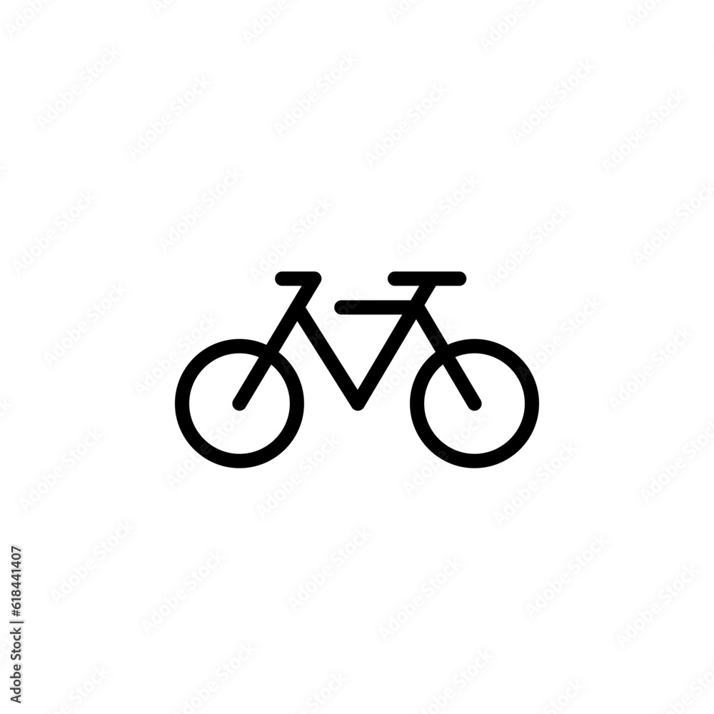 Fototapeta premium transportation bicycle sign symbol vector