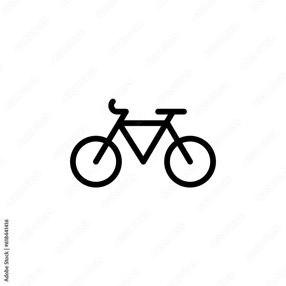 Fototapeta premium transportation bicycle sign symbol vector