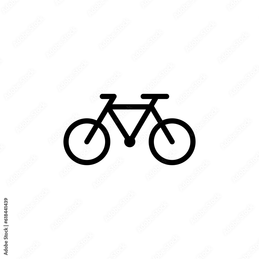 Fototapeta premium transportation bicycle sign symbol vector