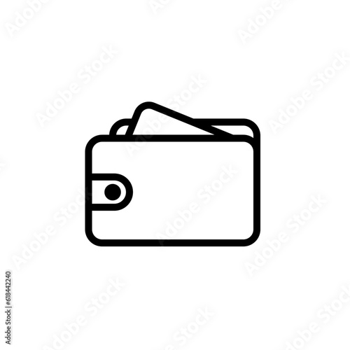 economy wallet sign symbol vector