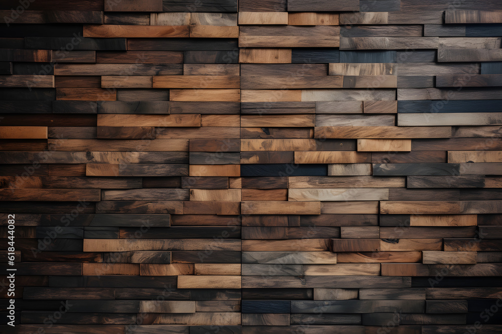 Dark wooden wall background Dark wooden wall background
